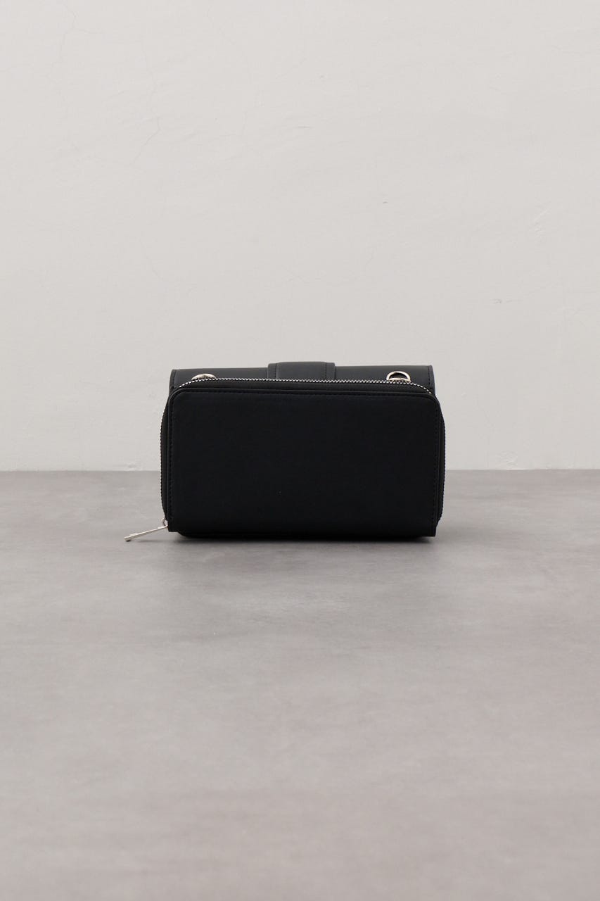 ターンロックフラップウォレットバッグ BLK FREE