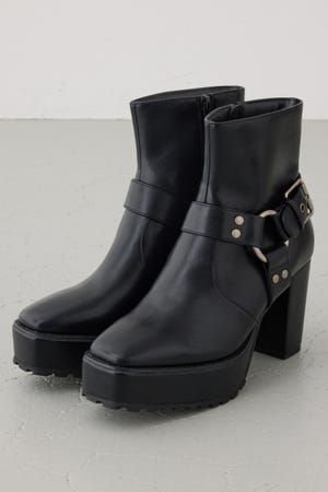 エンジニアプラットフォームショートブーツ