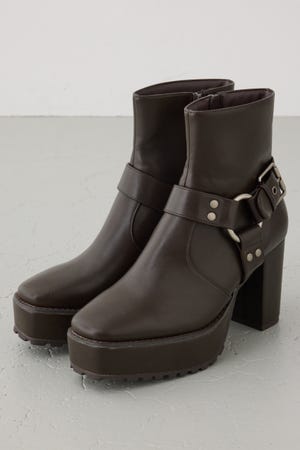 エンジニアプラットフォームショートブーツ