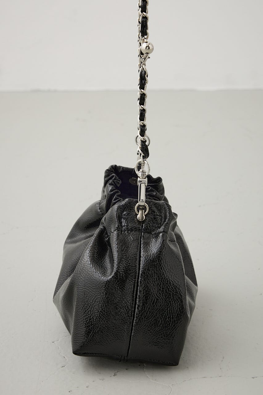 メタルチェーンポシェットバッグ BLK FREE