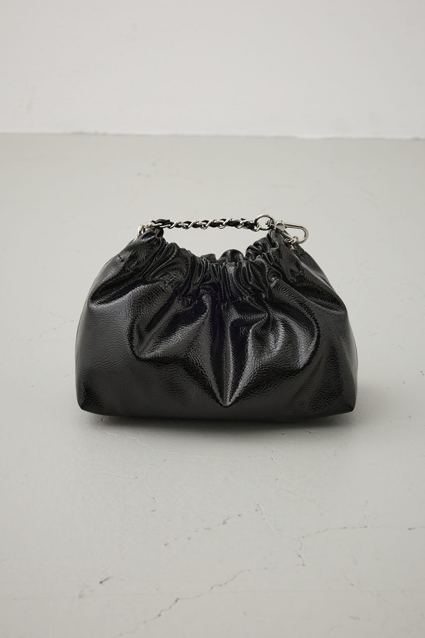メタルチェーンポシェットバッグ BLK FREE