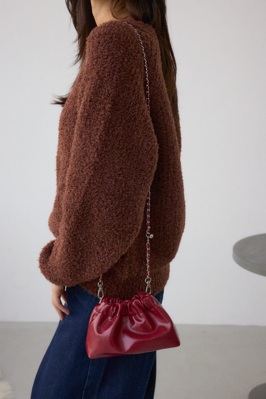 メタルチェーンポシェットバッグ BRD FREE