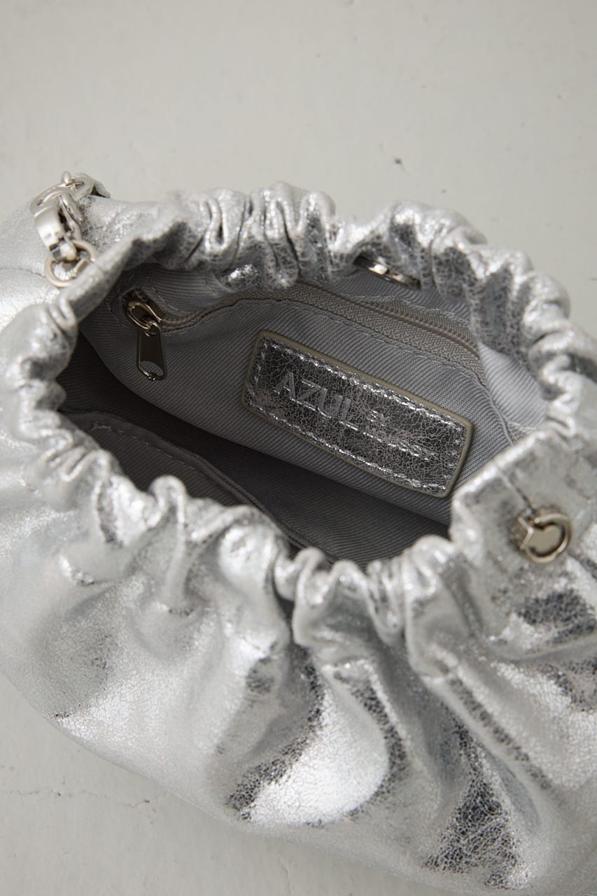 メタルチェーンポシェットバッグ SLV FREE