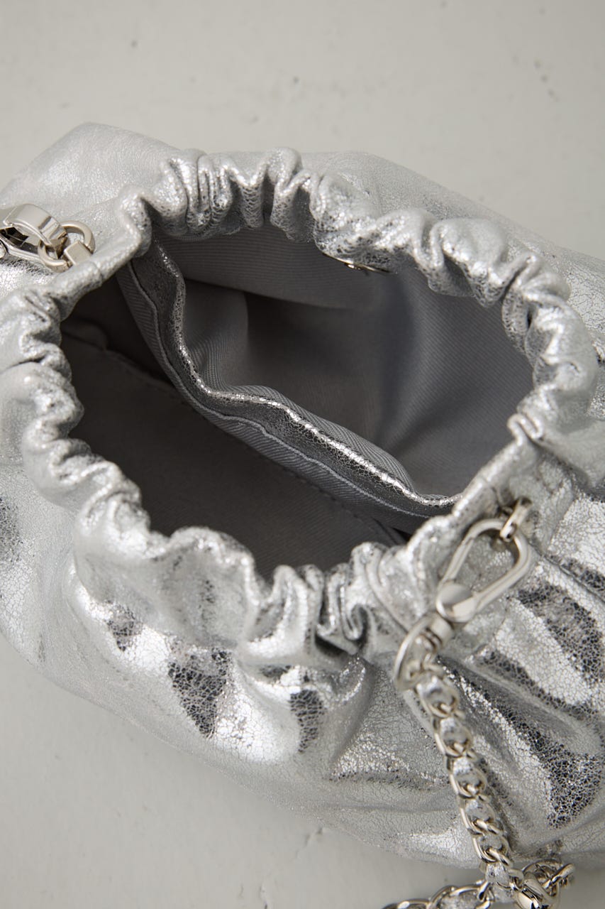 メタルチェーンポシェットバッグ SLV FREE