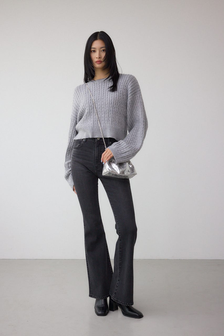 メタルチェーンポシェットバッグ SLV FREE