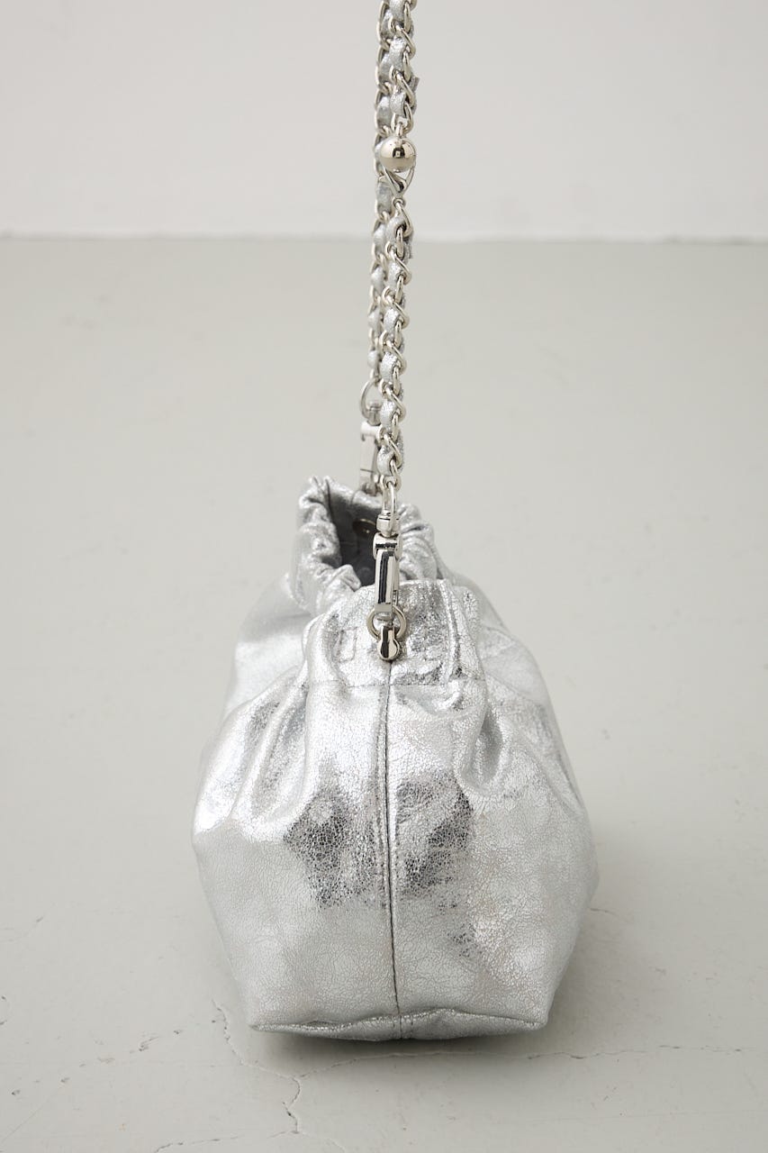 メタルチェーンポシェットバッグ SLV FREE
