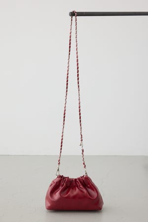 メタルチェーンポシェットバッグ