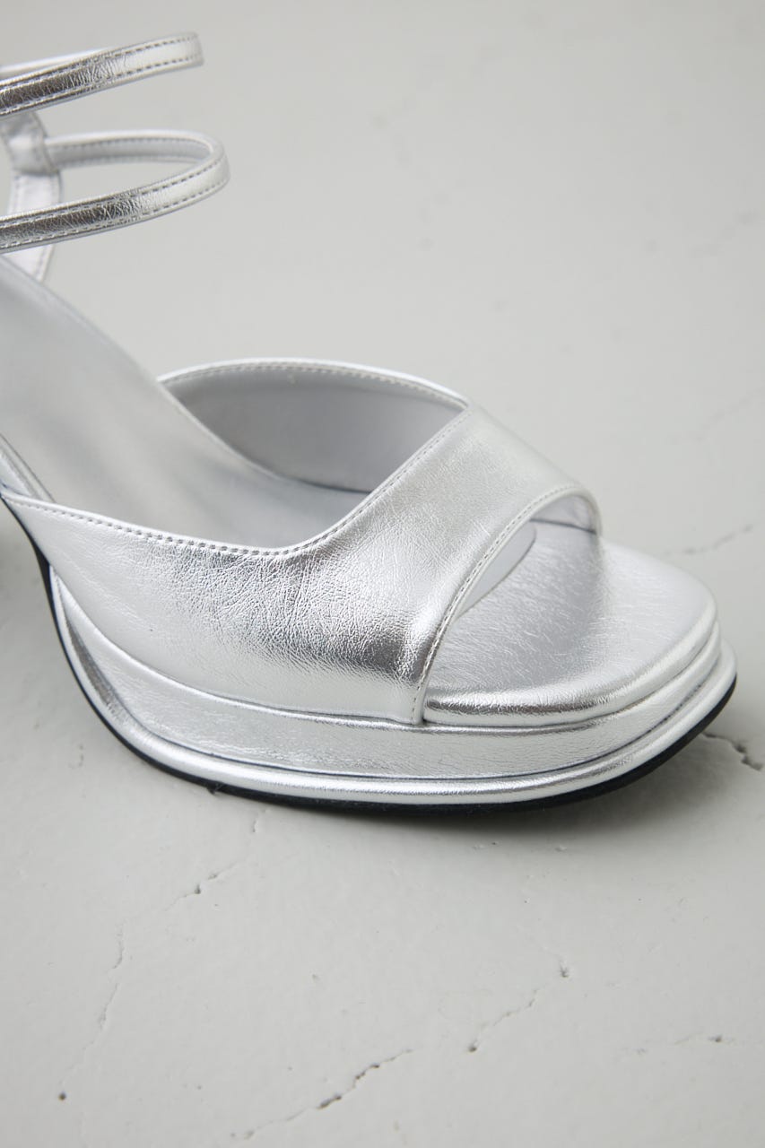 AZUL BY MOUSSY | スクエアカットプラットフォームサンダル