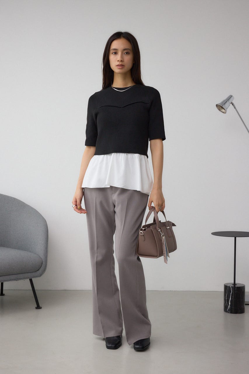 チャームセットトラペイズドバッグ MOCHA FREE