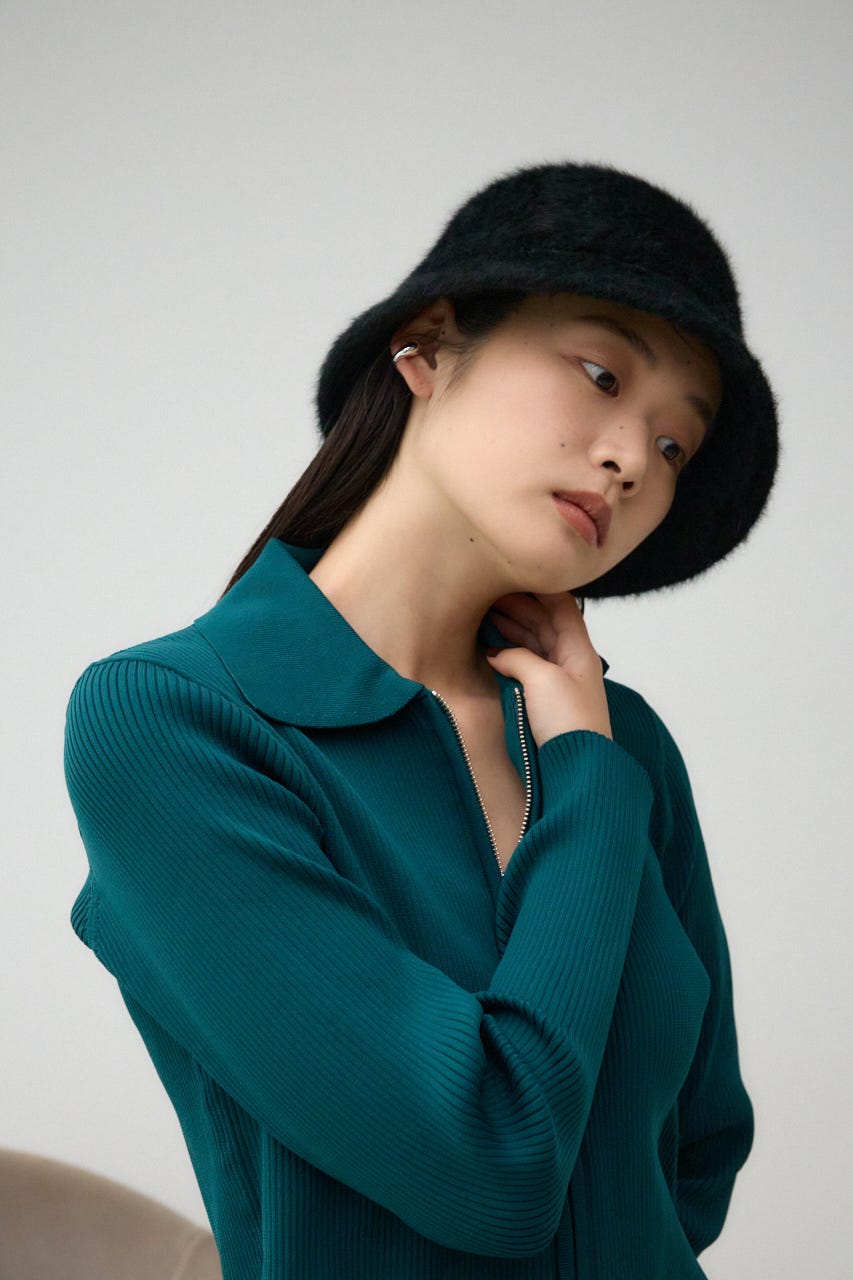 シャギーバケットハット BLK FREE