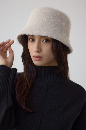 ミックスシャギーバケットハット