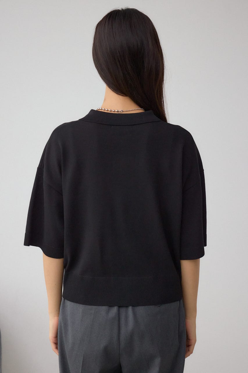 AZUL BY MOUSSY | Wジップポロカラーニットカーディガン