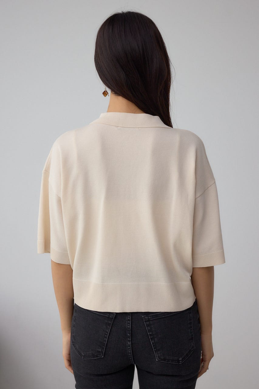 AZUL BY MOUSSY | Wジップポロカラーニットカーディガン