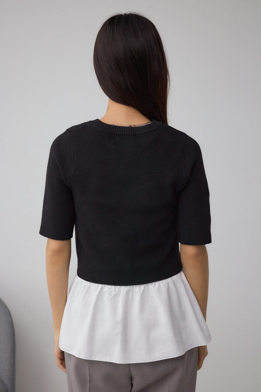 AZUL BY MOUSSY | ペプラムインナーセットニット (ニット