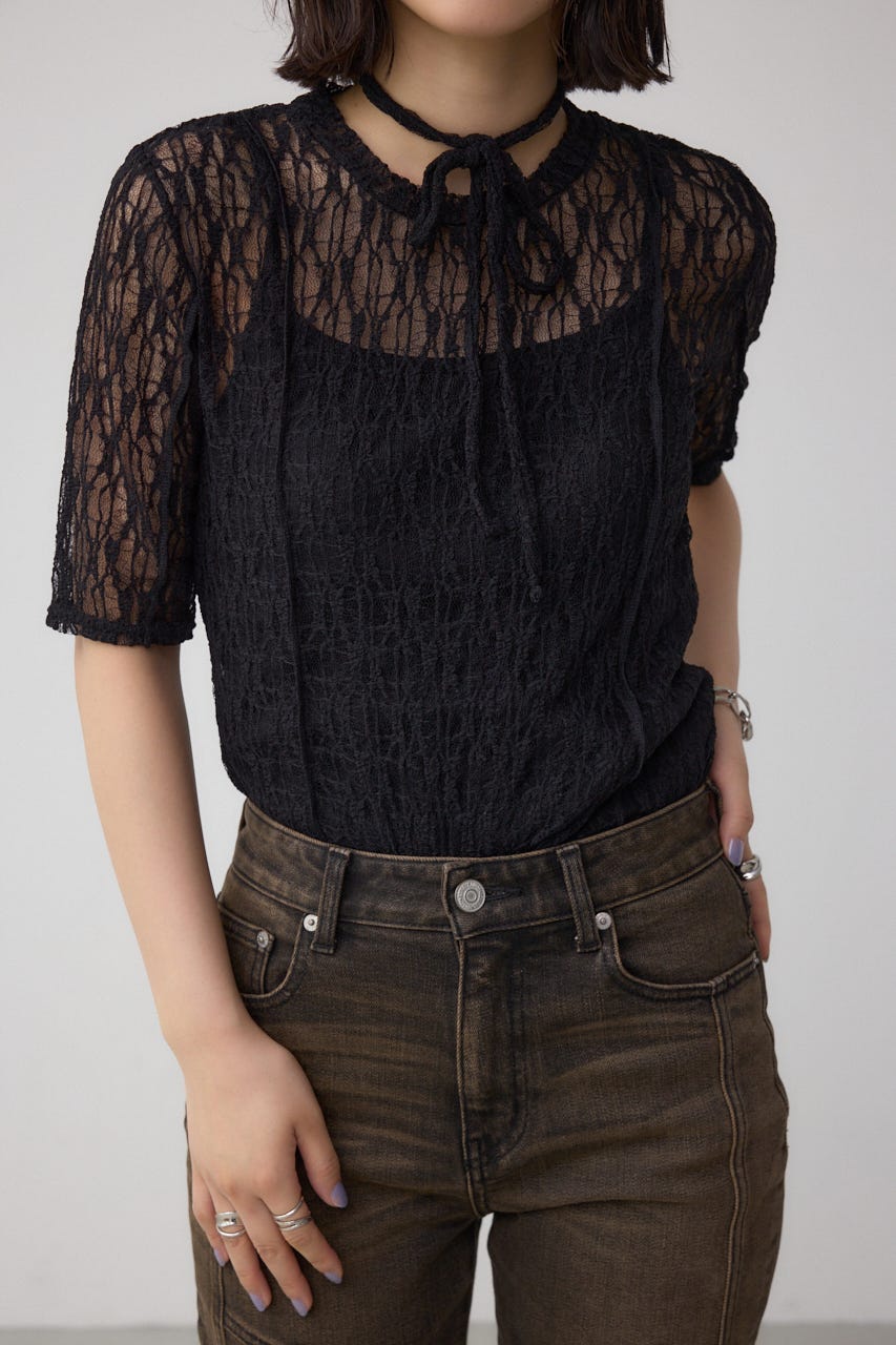 AZUL BY MOUSSY | スウィッチングレーストップス (Tシャツ