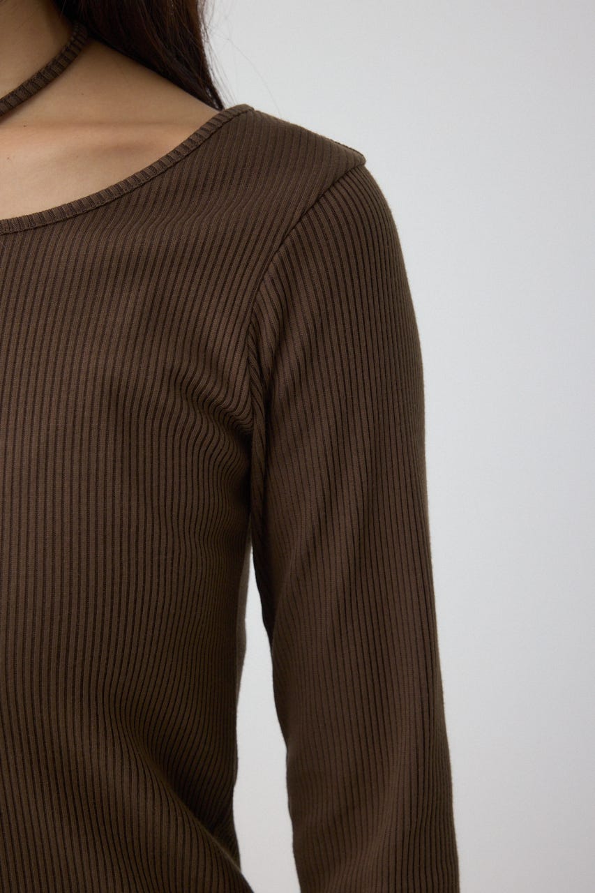 AZUL BY MOUSSY | チョーカータイトトップス (Tシャツ