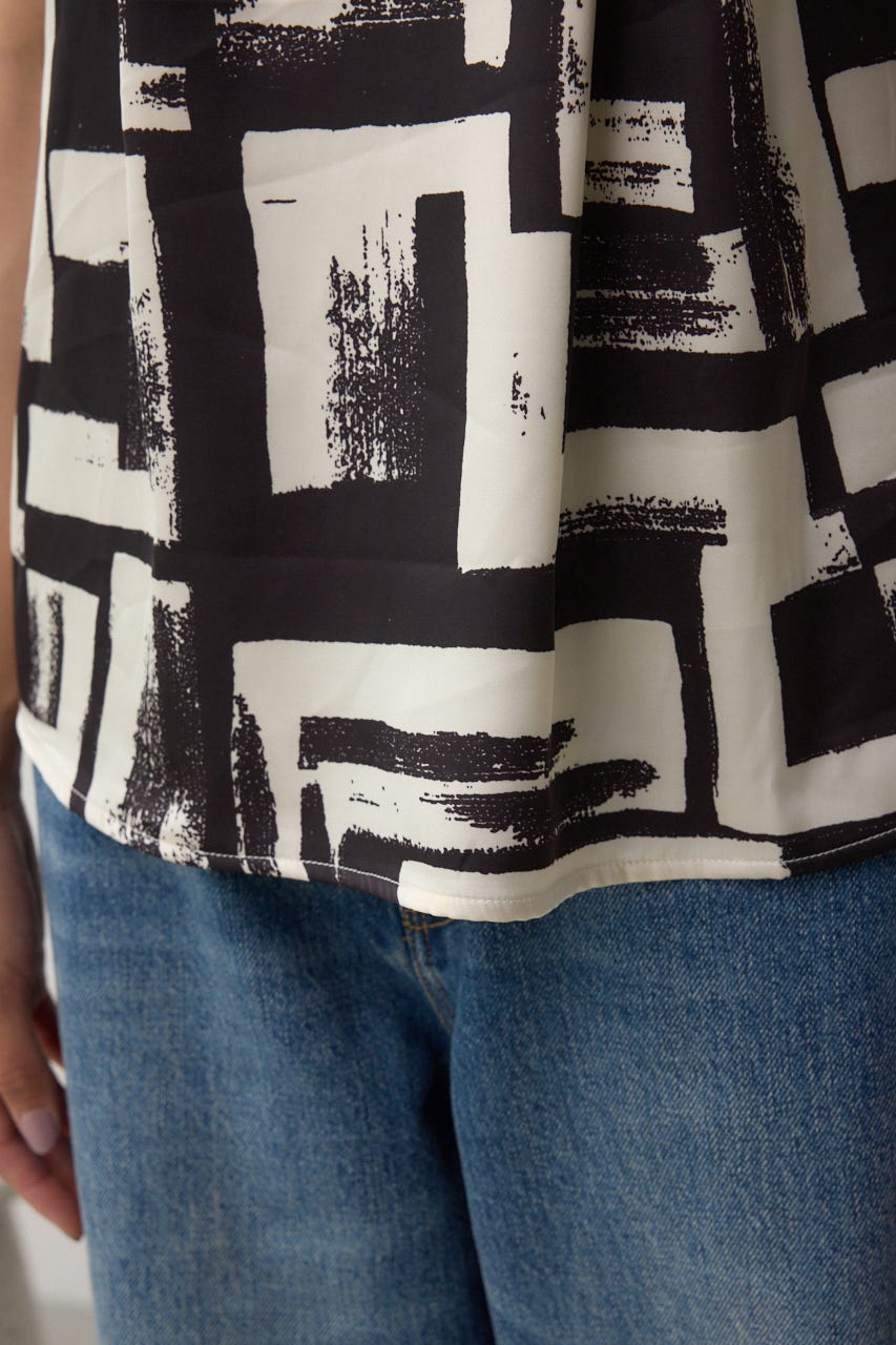 スカーフドッキングトップス WHT FREE