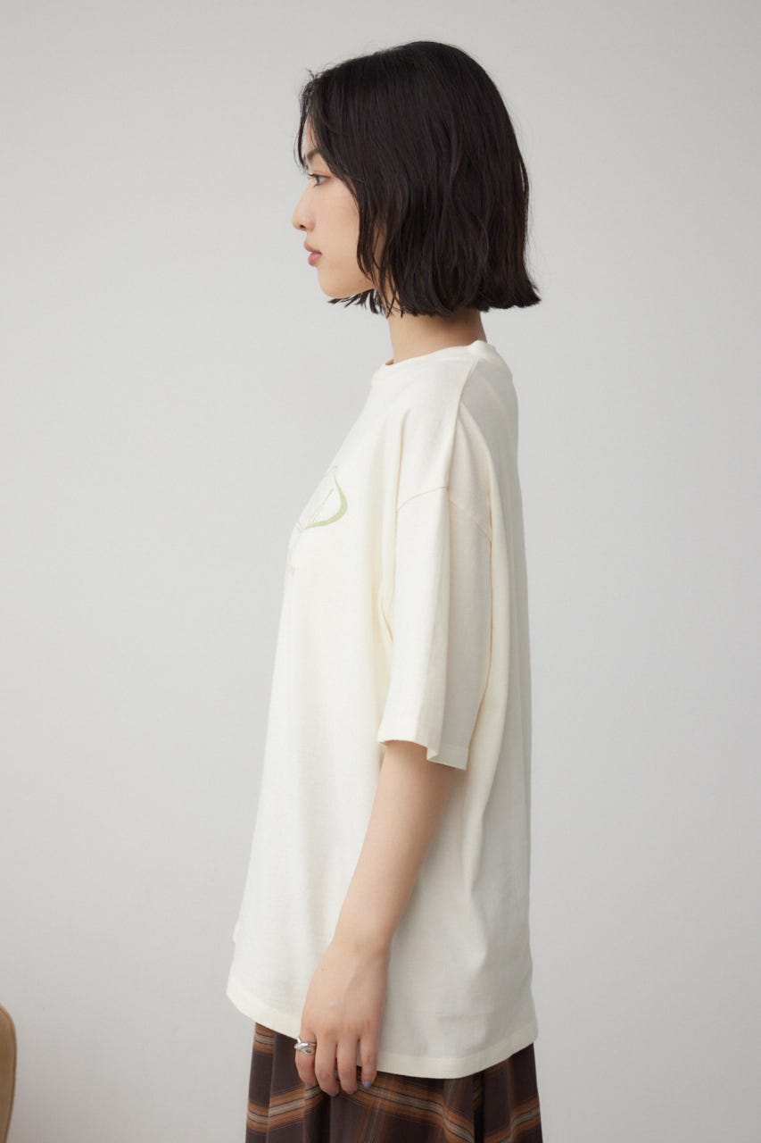 ヴィンテージ5分袖Tシャツ IVOY FREE