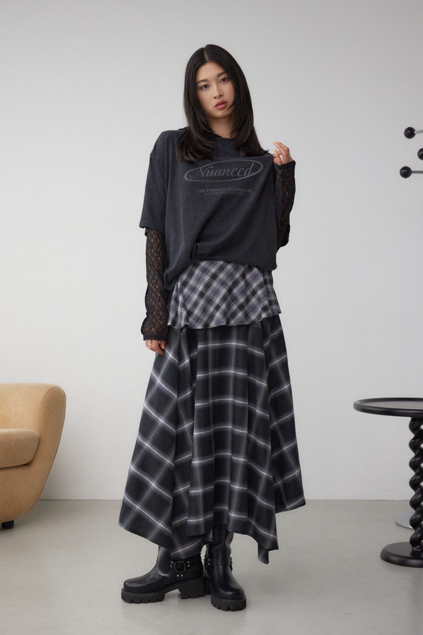 ヴィンテージ5分袖Tシャツ L/BLK FREE