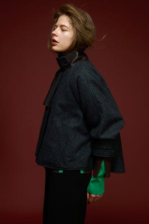 【PLUS】コンビネーションフレアコート