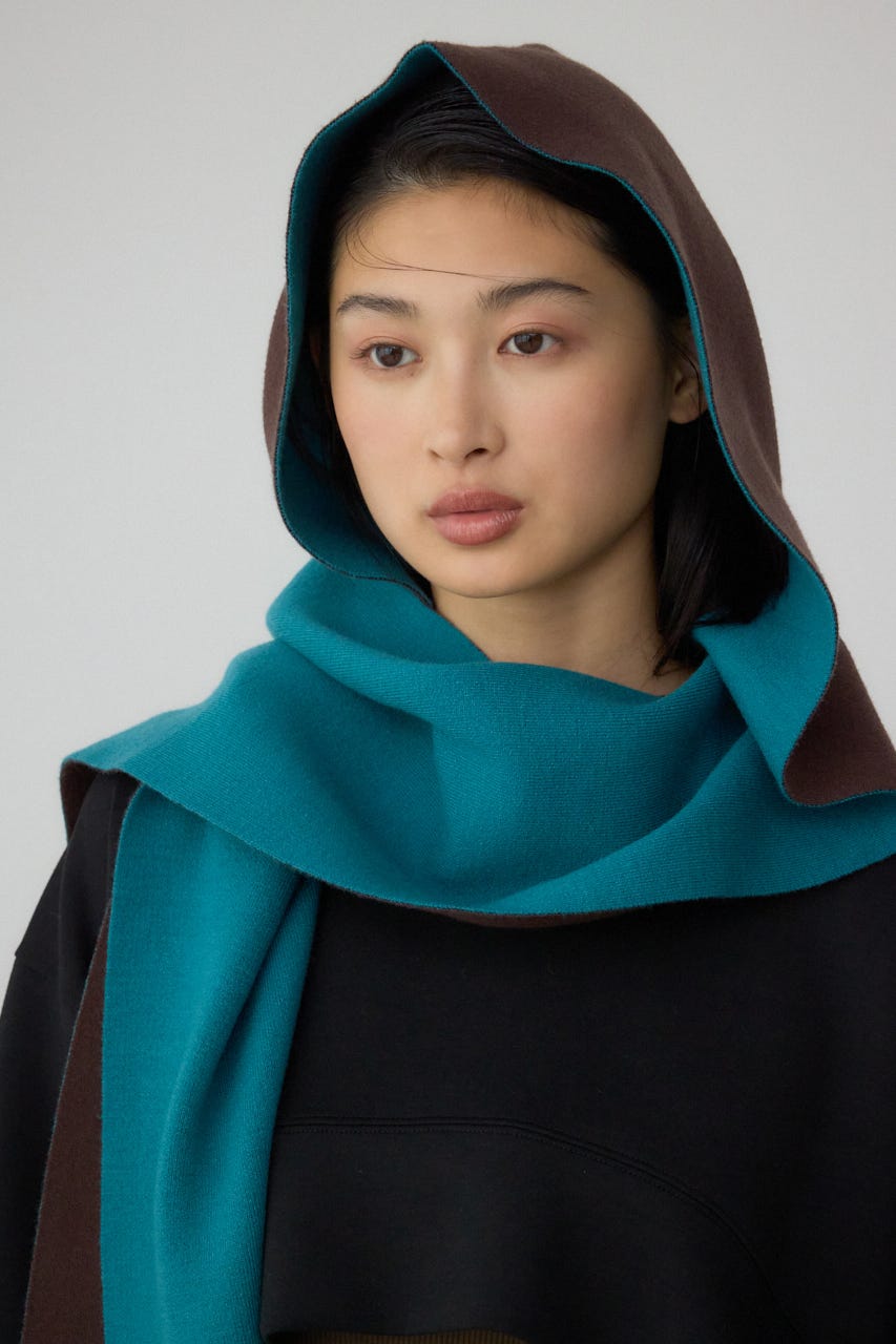 AZUL BY MOUSSY | 【PLUS】リバーシブルフーディーマフラー