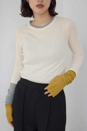 【PLUS】シアードッキングトップス