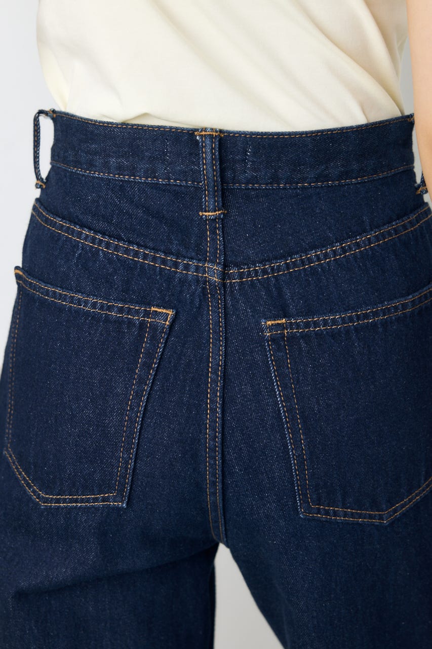 AZUL DENIM ハイウエストワイドデニム One Wash S