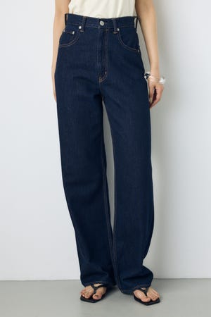 AZUL DENIM ハイウエストワイドデニム