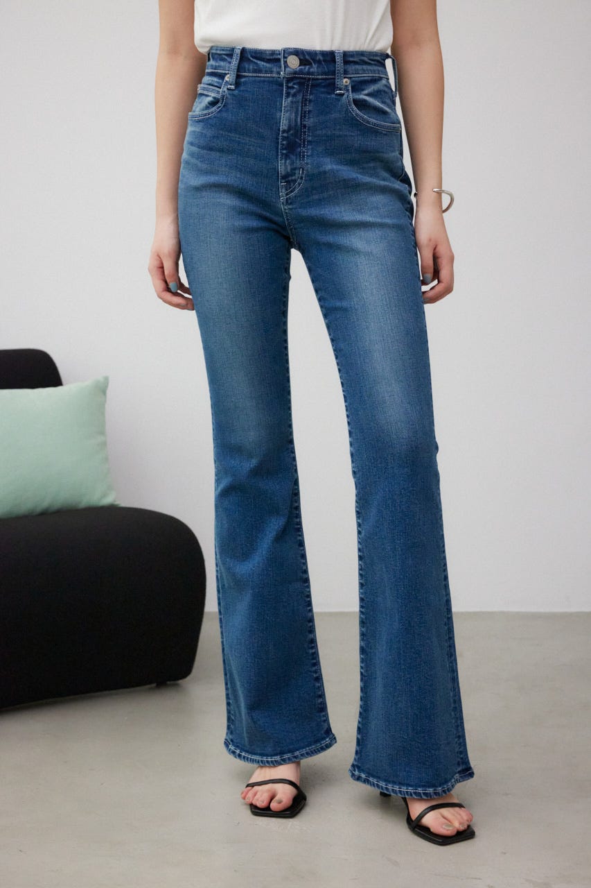 【AZUL】DENIM フレアデニム L/BLU AZUL BY MOUSSY AZUL DENIM ヴィンテージワイドデニム L/BLU1