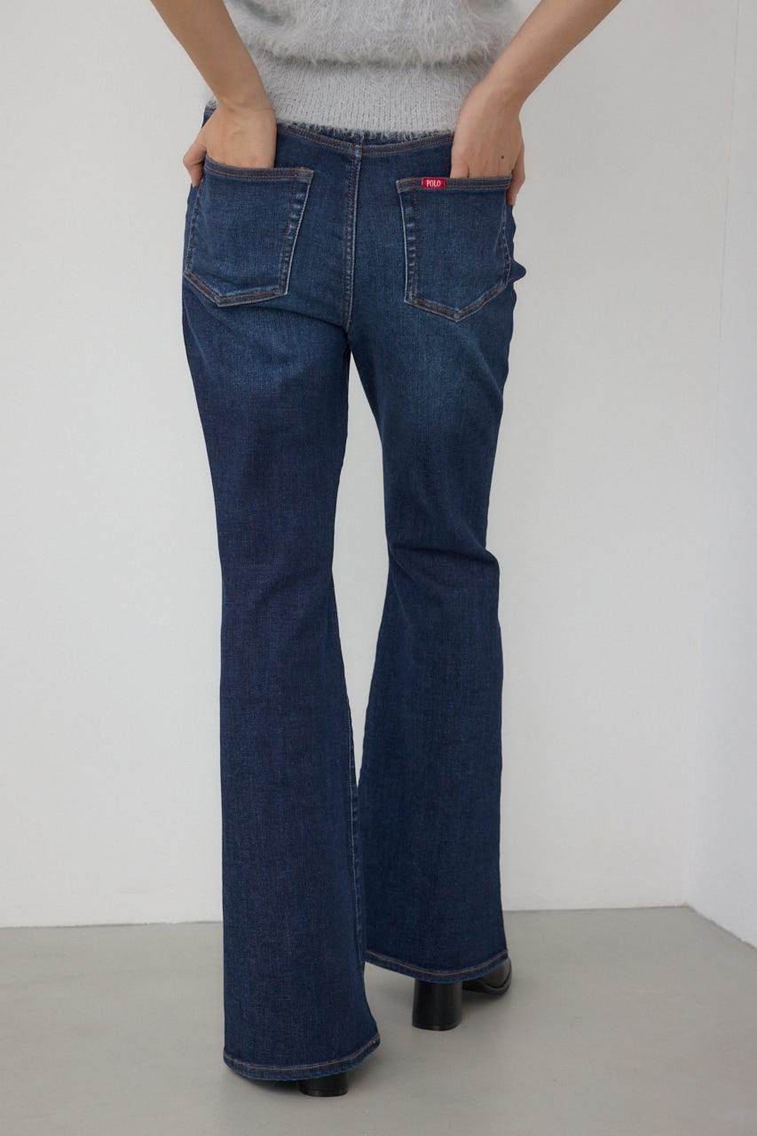 【POLO BCS×AZUL】フレアデニム BLU S