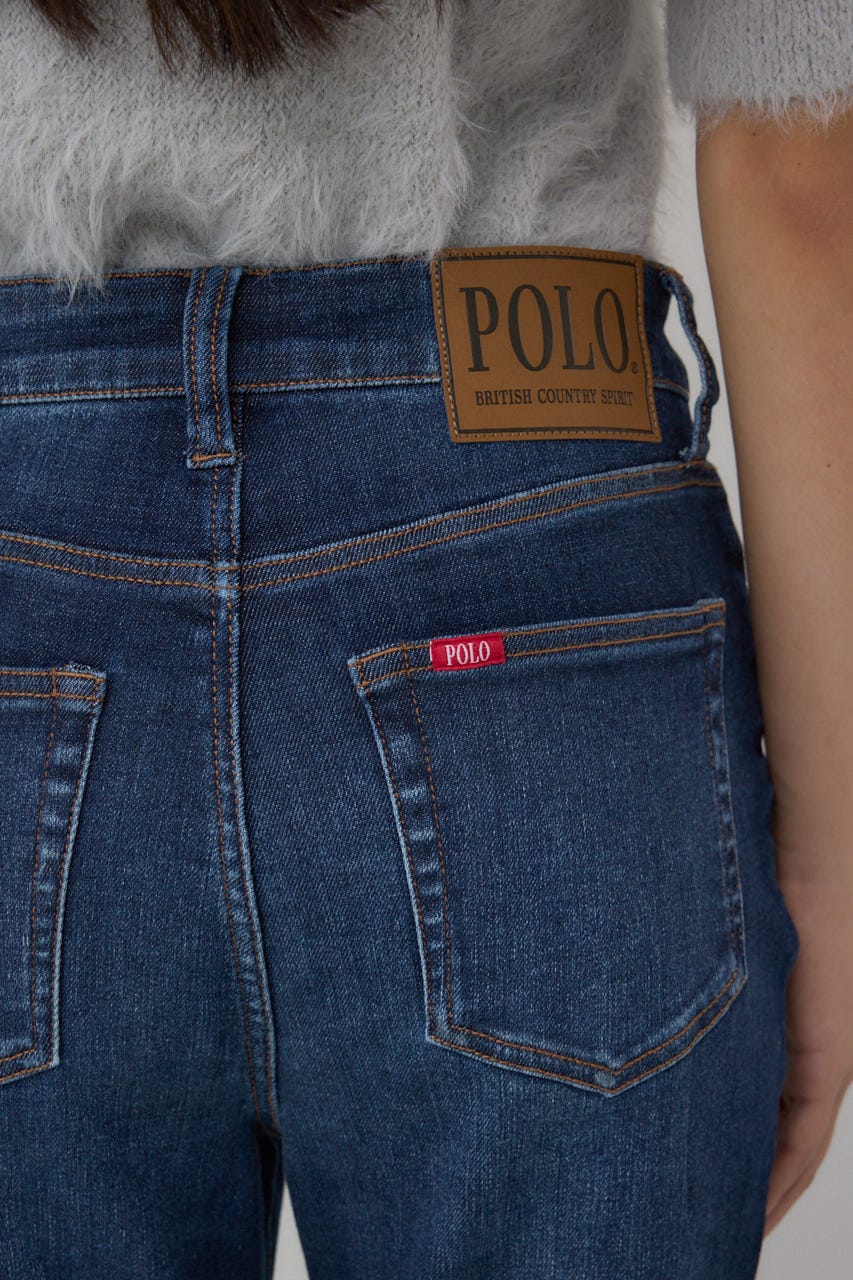 【POLO BCS×AZUL】フレアデニム BLU S