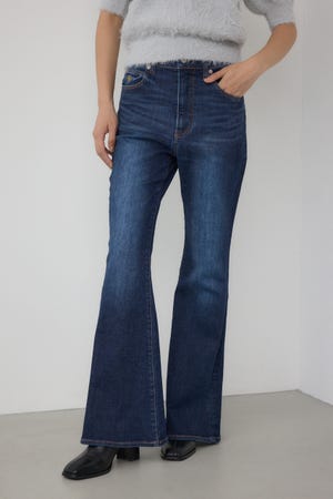 AZUL DENIM フレアデニム ブルー S 美品 AZUL BY MOUSSY | AZUL DENIM フレアデニム (フレア ) |SHEL