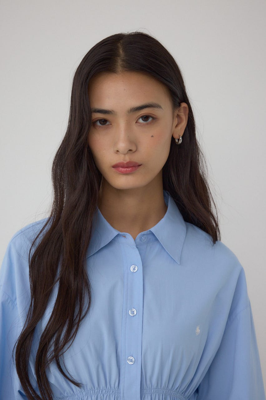 【POLO BCS×AZUL】ウエストシャーリングシャツ BLU FREE