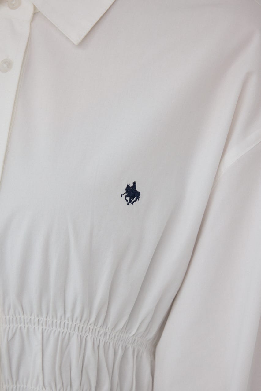 【POLO BCS×AZUL】ウエストシャーリングシャツ O/WHT FREE