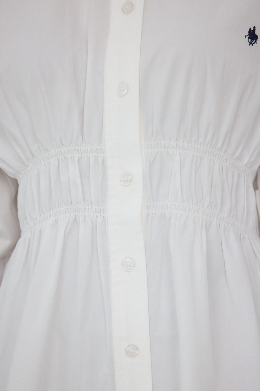 【POLO BCS×AZUL】ウエストシャーリングシャツ O/WHT FREE