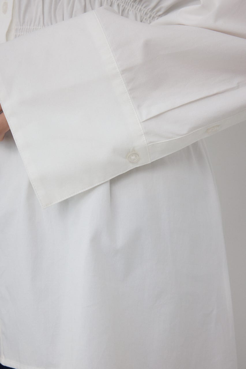 【POLO BCS×AZUL】ウエストシャーリングシャツ O/WHT FREE