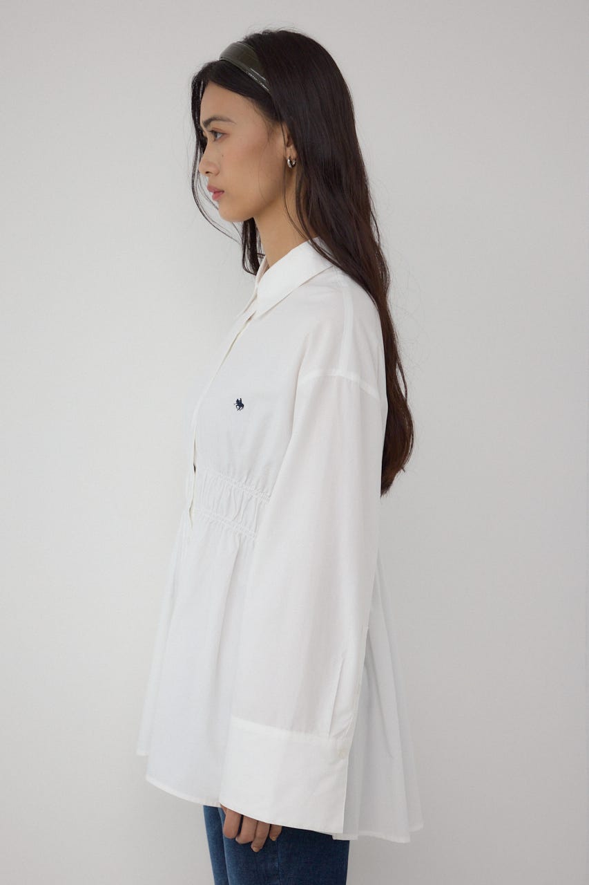 【POLO BCS×AZUL】ウエストシャーリングシャツ O/WHT FREE