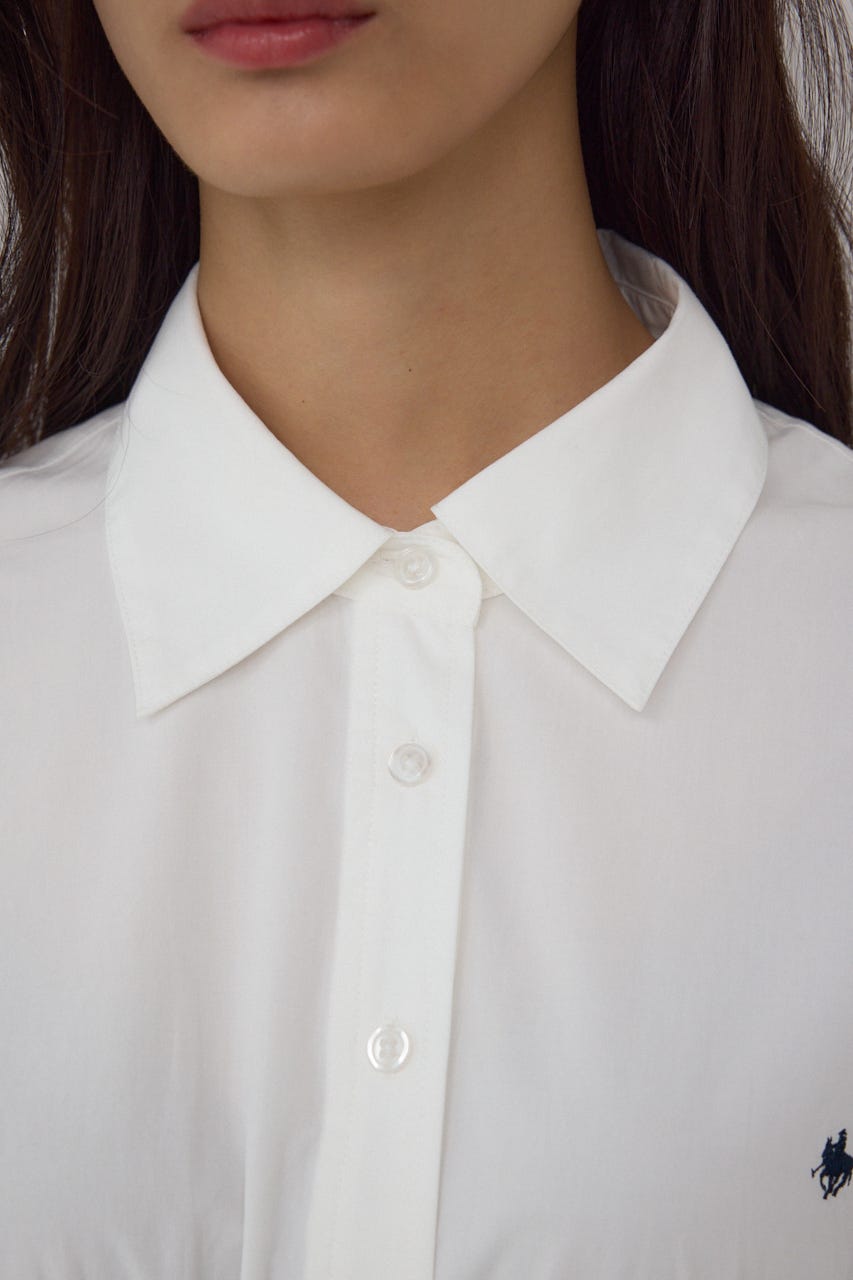 【POLO BCS×AZUL】ウエストシャーリングシャツ O/WHT FREE