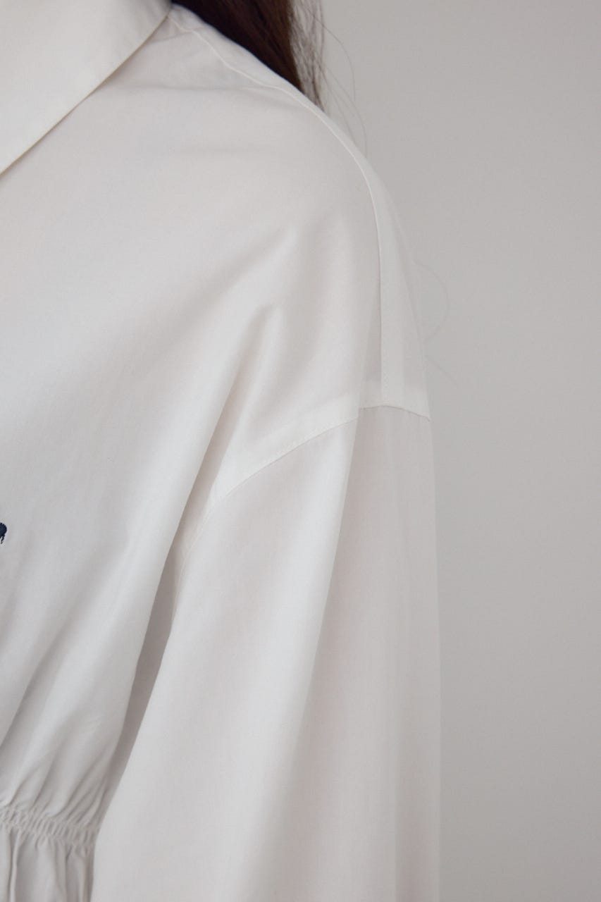 【POLO BCS×AZUL】ウエストシャーリングシャツ O/WHT FREE