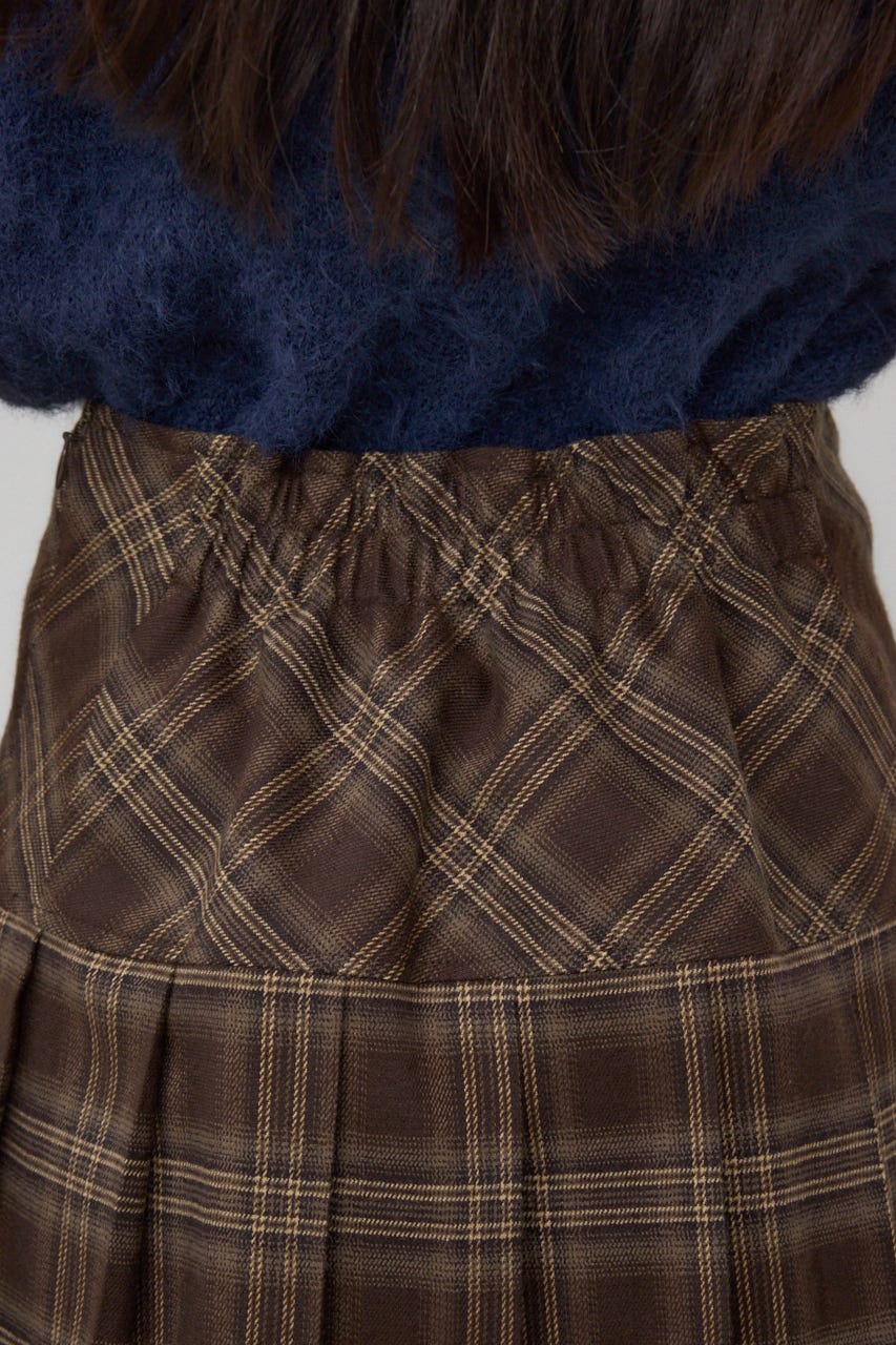 【POLO BCS×AZUL】チェックミニスカートパンツ 柄BRN FREE