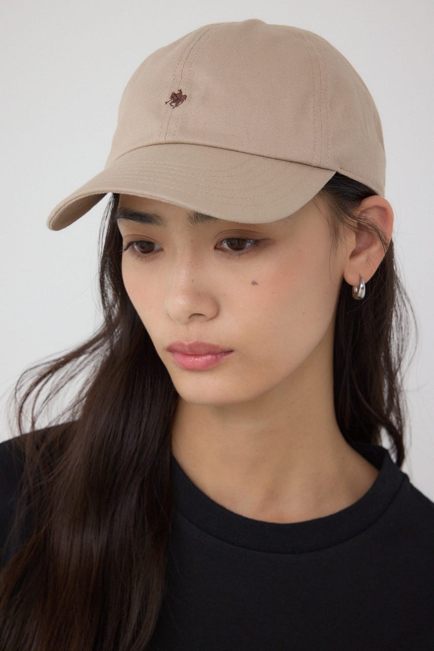 【POLO BCS×AZUL】ロゴ刺繍キャップ BEG FREE