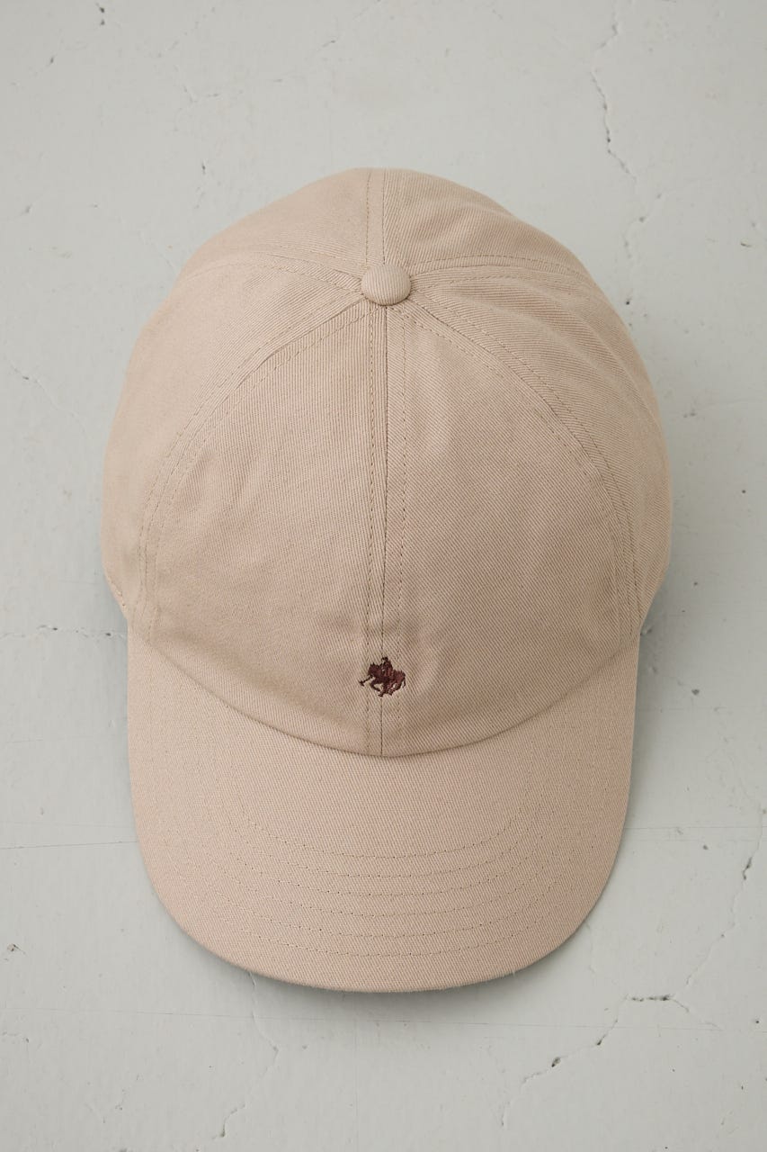 【POLO BCS×AZUL】ロゴ刺繍キャップ BEG FREE