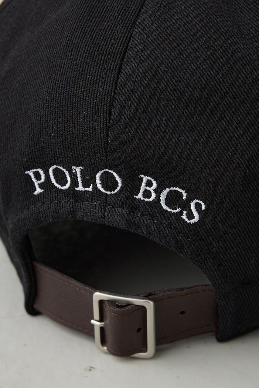 【POLO BCS×AZUL】ロゴ刺繍キャップ BLK FREE