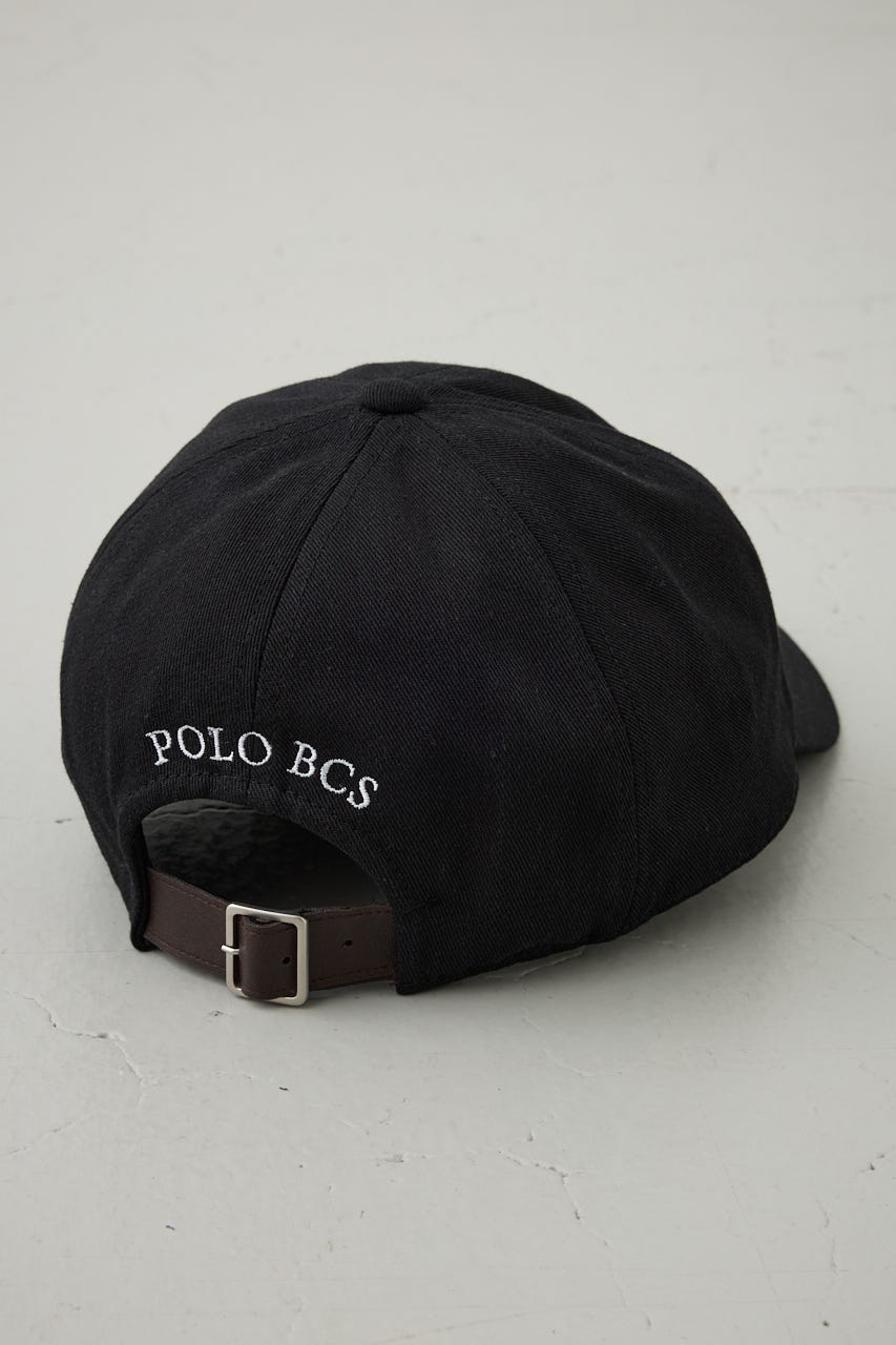 【POLO BCS×AZUL】ロゴ刺繍キャップ BLK FREE