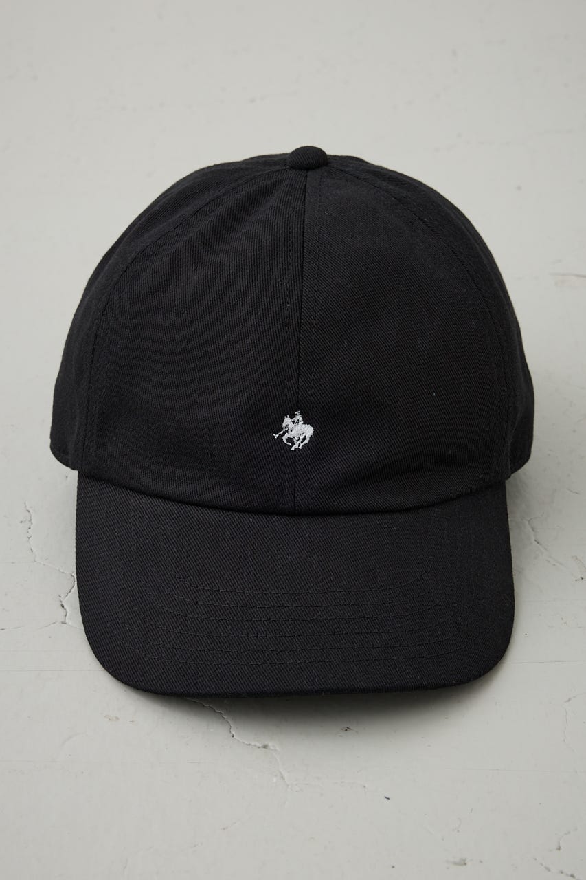 【POLO BCS×AZUL】ロゴ刺繍キャップ BLK FREE