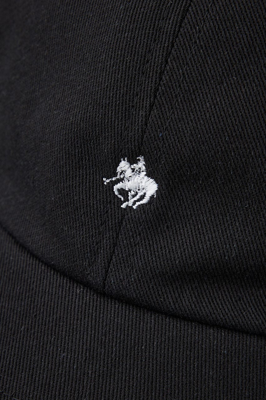 【POLO BCS×AZUL】ロゴ刺繍キャップ BLK FREE