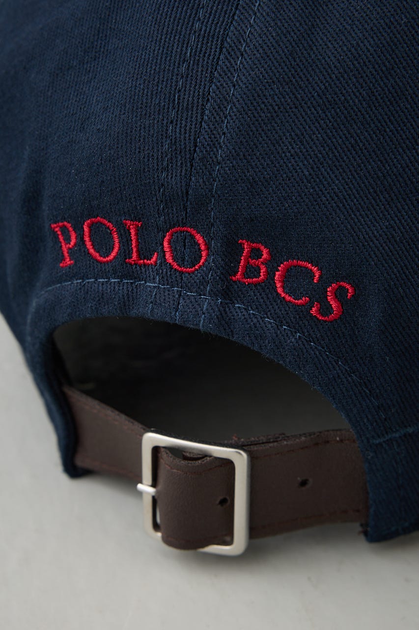 【POLO BCS×AZUL】ロゴ刺繍キャップ NVY FREE