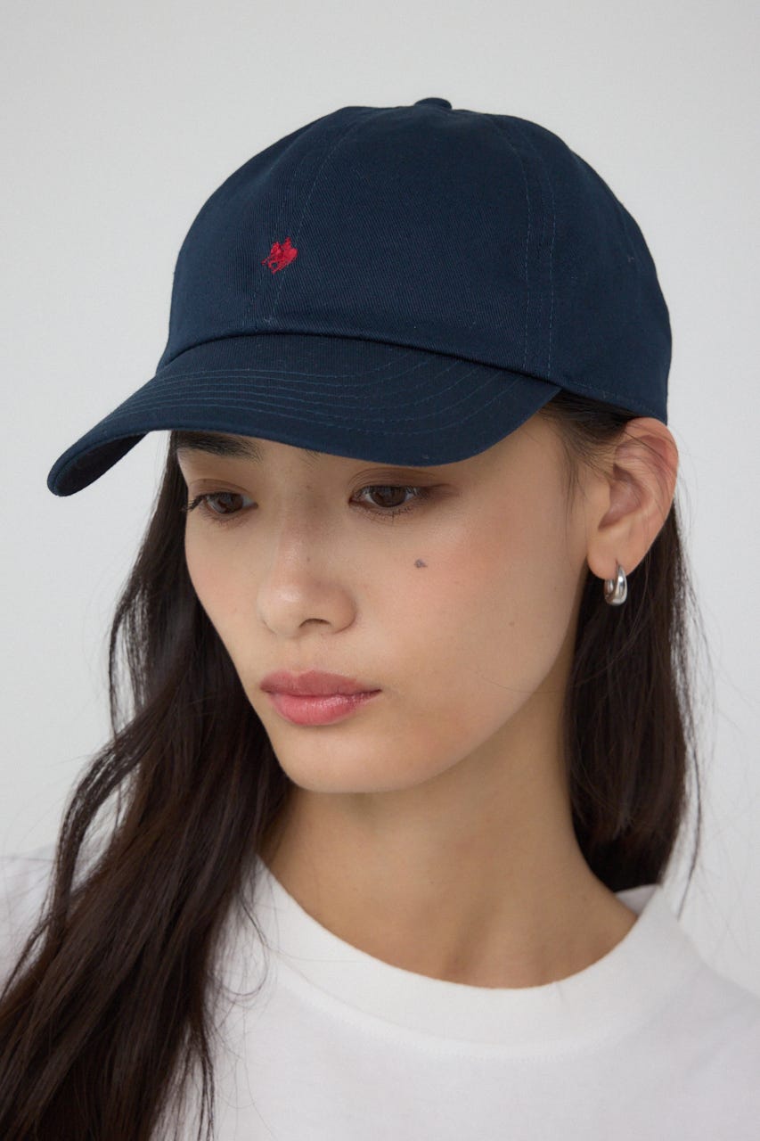【POLO BCS×AZUL】ロゴ刺繍キャップ NVY FREE