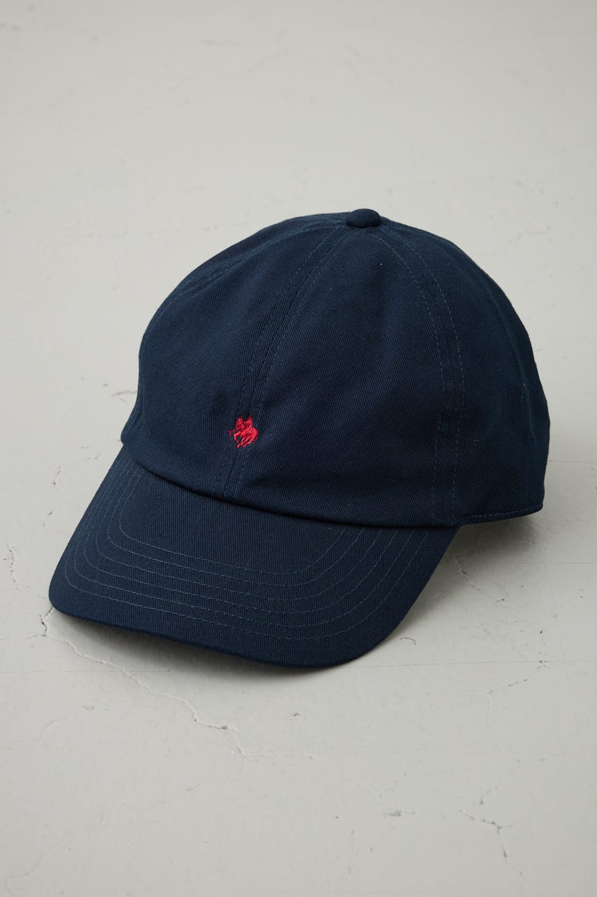 【POLO BCS×AZUL】ロゴ刺繍キャップ NVY FREE