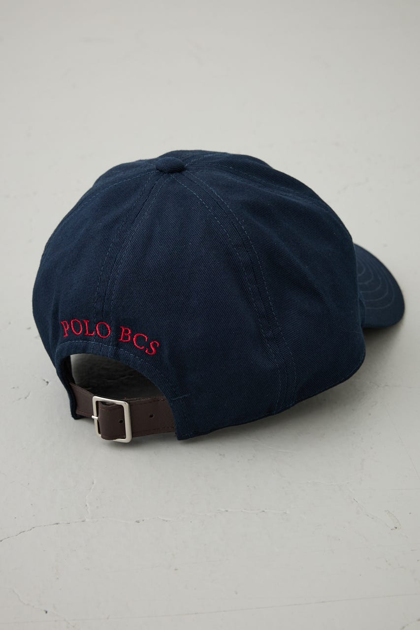 【POLO BCS×AZUL】ロゴ刺繍キャップ NVY FREE